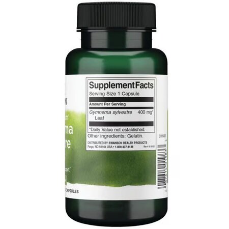 Gymnema Sylvestre Leaf Full Spectrum, 100 capsule, Swanson 617362