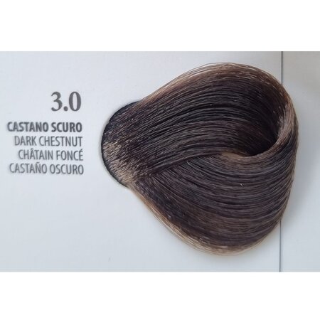 Vopsea permanenta rapida 10 minute 3.0 Dark Chestnut, 100 ml, Xhensil 617403