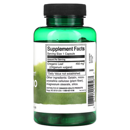 Oregano Full Spectrum, 90 capsule, Swanson 617406