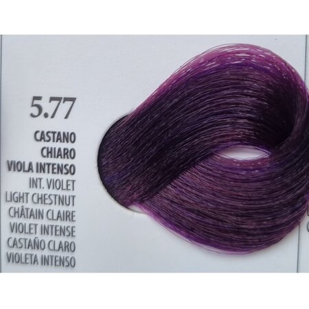 Vopsea permanenta rapida 10 minute 5.77 Intense Violet Light Chesnut, 100 ml, Xhensil 617477