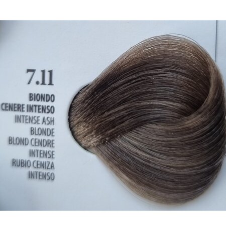Vopsea permanenta rapida 10 minute 7.11 Intense Ash Blonde, 100 ml, Xhensil 617501