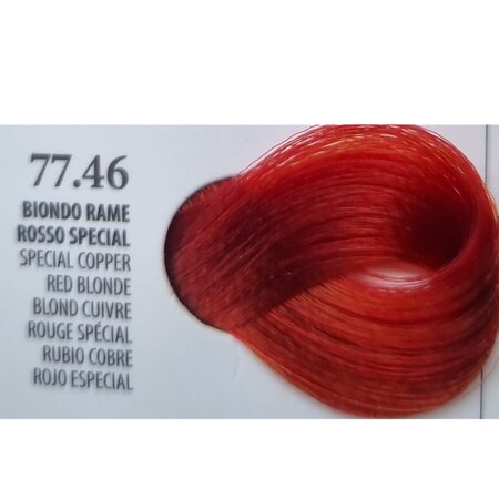 Vopsea permanenta rapida 10 minute 77.46 Special Cooper Red Blonde, 100 ml, Xhensil 617517