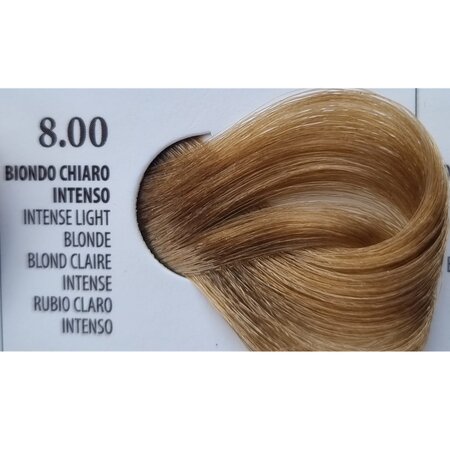Vopsea permanenta rapida 10 minute 8.00 Intense Light Blonde, 100 ml, Xhensil 617532