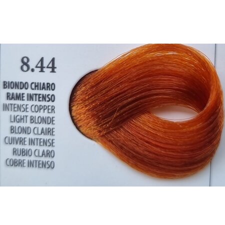 Vopsea permanenta rapida 10 minute 8.44 Intense Cooper Light Blonde, 100 ml, Xhensil 617563