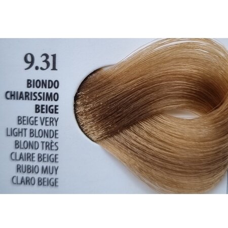 Vopsea permanenta rapida 10 minute 9.31 Beige Very Light Blonde, 100 ml, Xhensil 617580