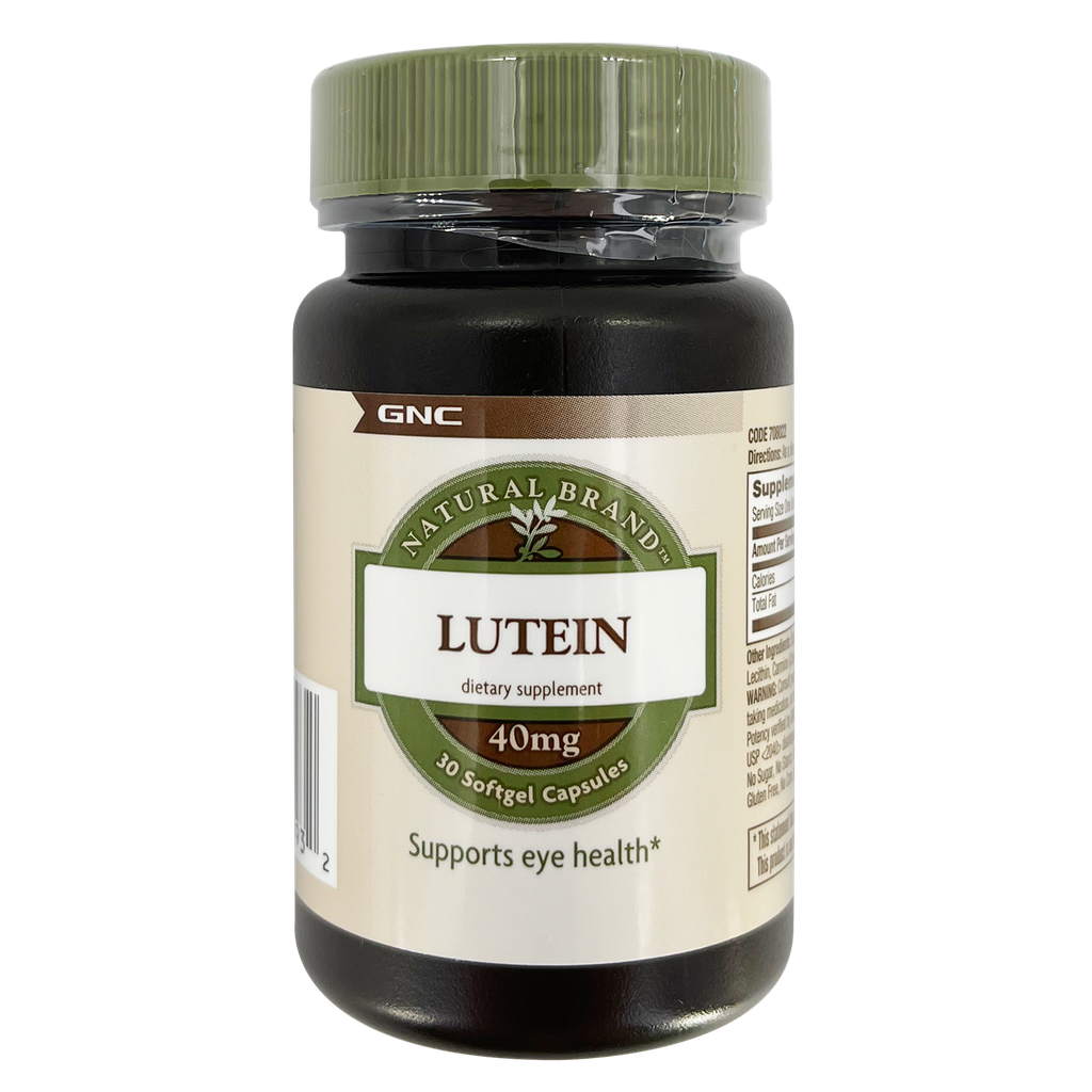 Lutein, 40 mg, 30 capsule gelatinoase, Gnc