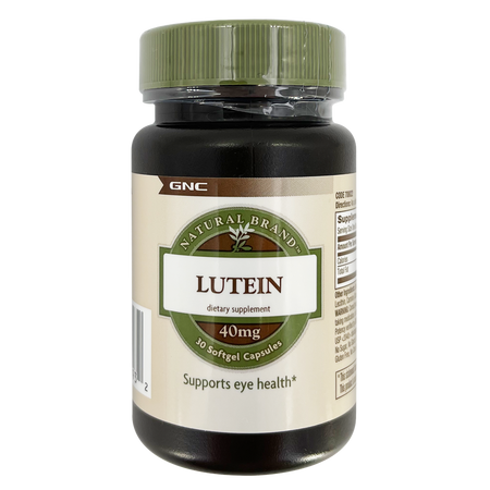 Lutein, 40 mg, 30 capsule gelatinoase, Gnc