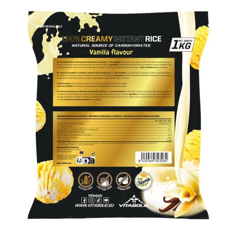 Orez instant cremos Vanilla, 1 Kg, Vitabolic 705481