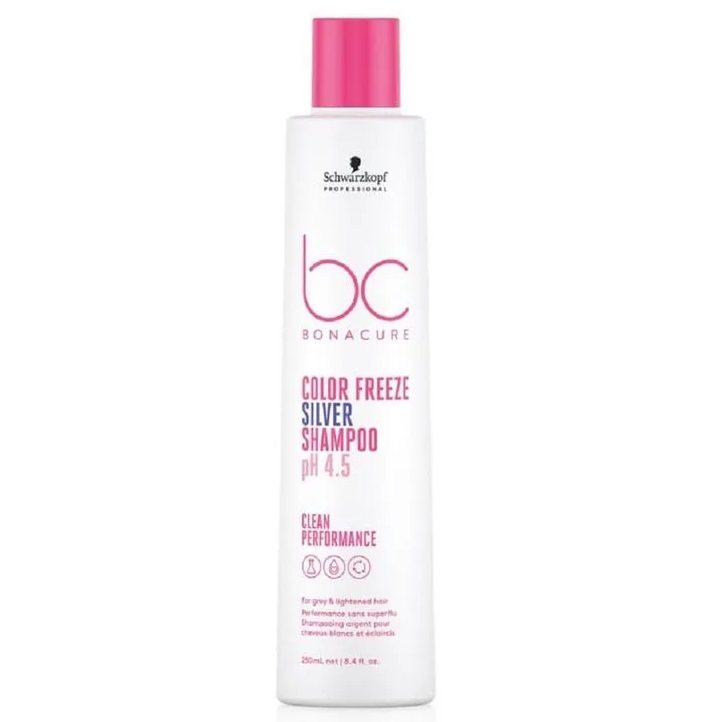 Sampon pentru neutralizarea tonurilor galbene BC Bonacure Color Freeze, 250 ml, Schwarzkopf Professional