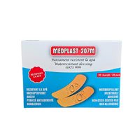 Pansament rezistent la apa Medplast 207M, 1.9 cm x 7.2 cm, 20 bucati