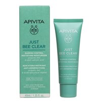 Crema matiafianta anti acnee Just Bee Clear, 40 ml, Apivita