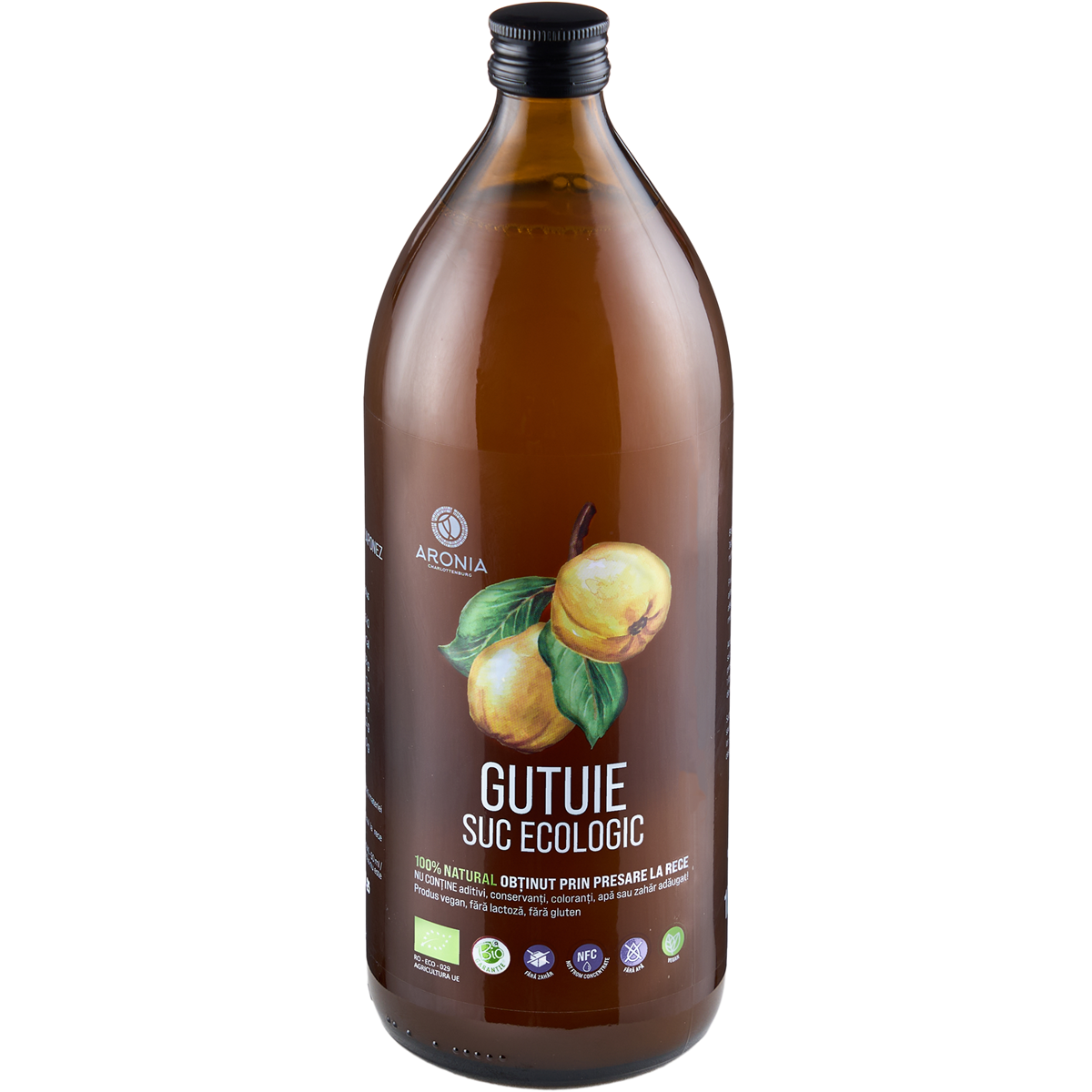 Suc de gutui eco, 1000 ml, Aronia Charlottenburg