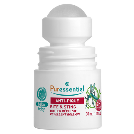 Roll-on repelent pentru copii Bite & Sting Baby, 30 ml, Puressentiel 618709