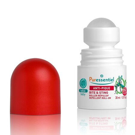 Roll-on repelent pentru copii Bite & Sting Baby, 30 ml, Puressentiel 618707