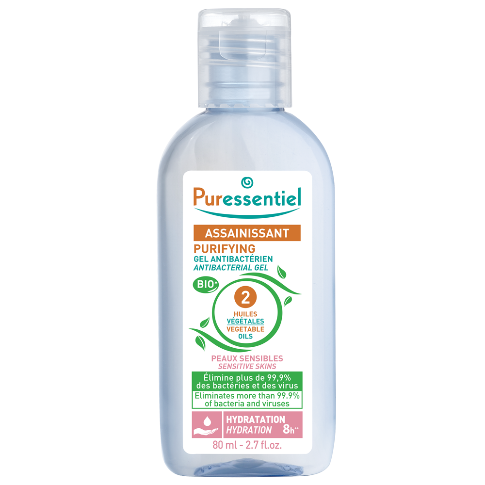 Gel antibacterian pentru piele sensibila, 80 ml, Puressentiel