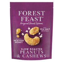 Mix de alune si caju cu miere Heather si sare de mare, 120 g, Forest Feast