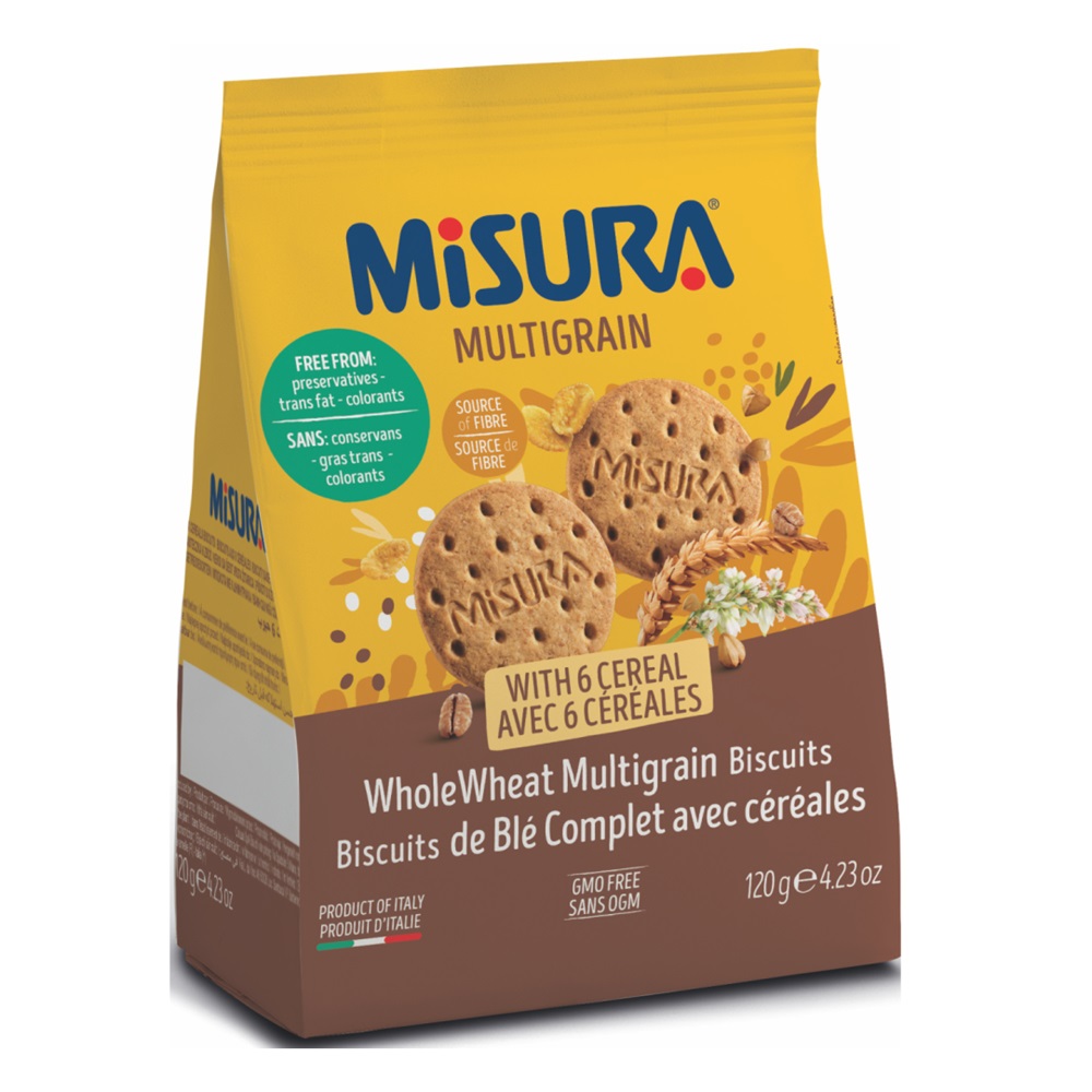 Biscuiti cu 6 cereale, 120 g, Misura