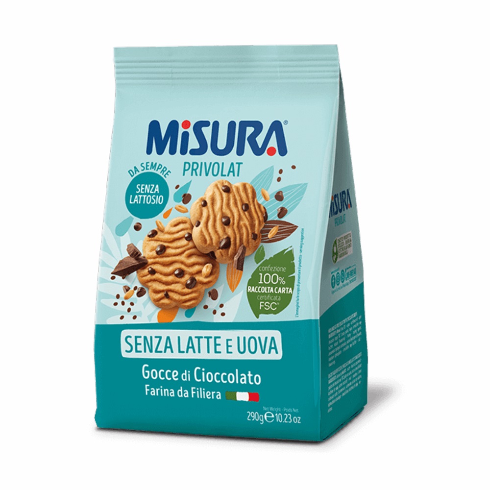 Biscuti cu bucati de ciocolata, 290 g, Misura