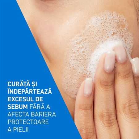 Gel de curatare spumant pentru piele normal-grasa, 976 ml, CeraVe 675192