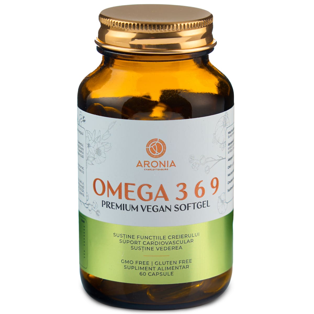 Omega 3-6-9 Premium Vegan, 60 capsule, Aronia Charlottenburg