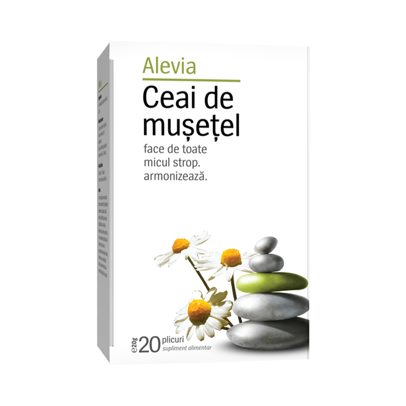 Ceai de musetel, 20 plicuri, Alevia