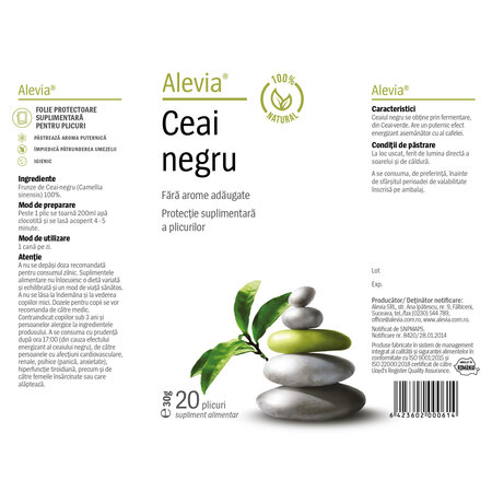 Ceai Negru, 20 plicuri, Alevia 618984