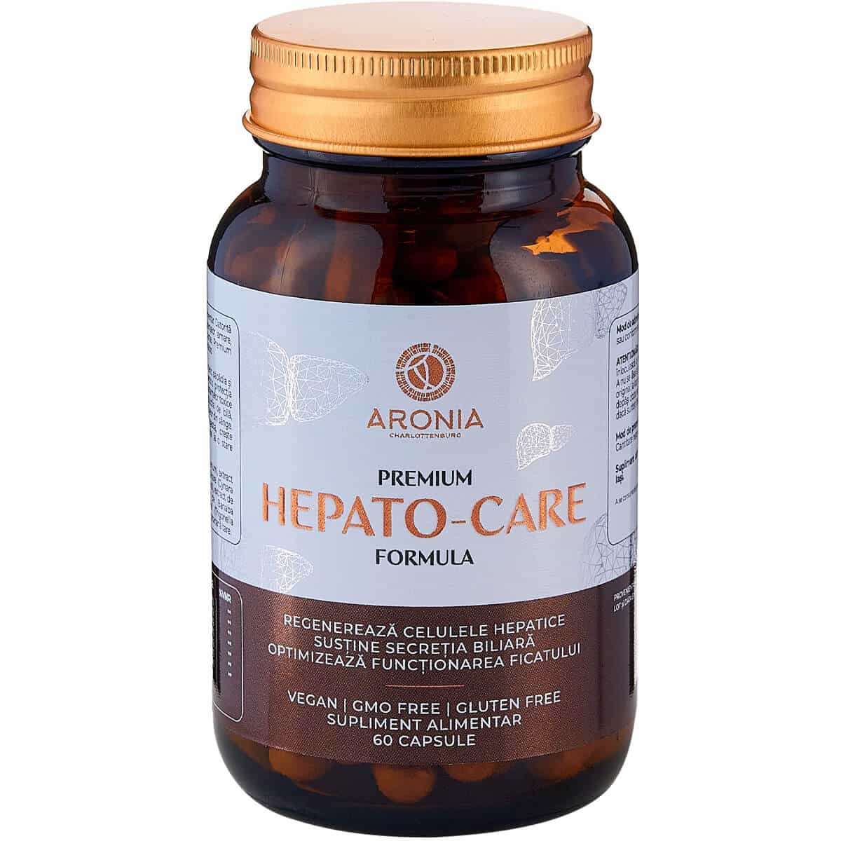 Premium Hepato-Care Formula, 60 capsule, Aronia Charlottenburg