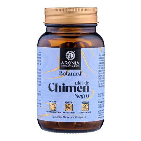 Ulei de Chimen Negru (Negrilica), 90 capsule moi, Aronia Charlottenburg