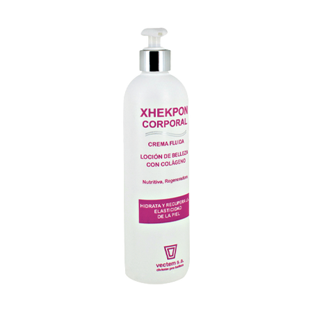 Lapte de corp hidratant cu colagen si aloe vera Xhekpon Corporal, 400 ml, Vectem