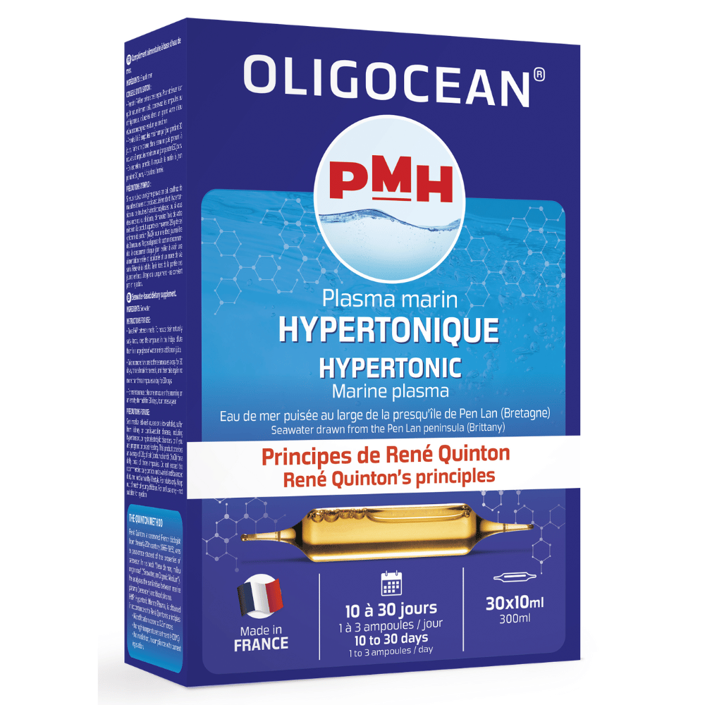 Plasma marina Hipertonica Oligocean, Metoda Quinton, 30 fiole x 10ml, SuperDiet