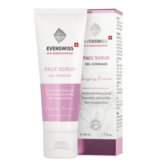 Scrub facial, 50 ml, Evenswiss