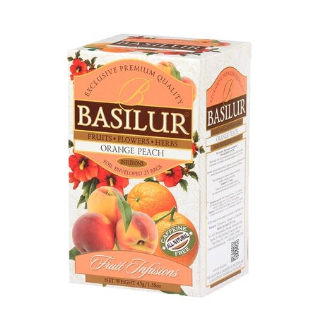 Ceai Orange Peach, 25 plicuri, Basilur 619332