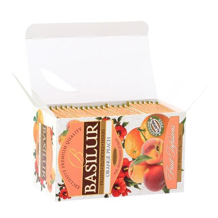 Ceai Orange Peach, 25 plicuri, Basilur 619330