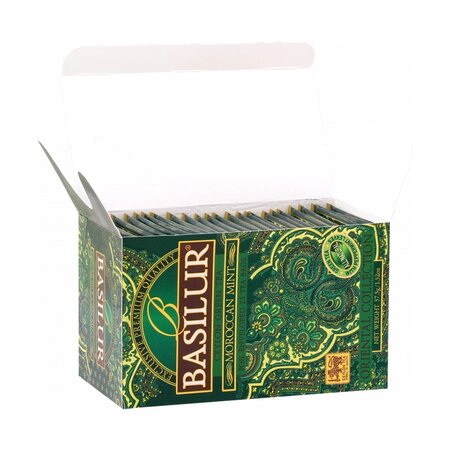 Ceai Moroccan Mint, 25 plicuri, Basilur 619345