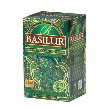 Ceai Moroccan Mint, 25 plicuri, Basilur 619344