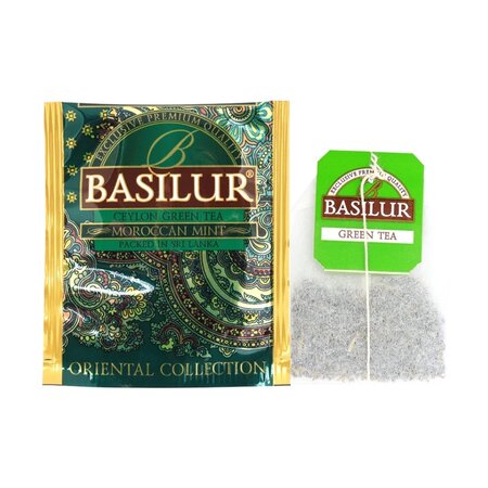Ceai Moroccan Mint, 25 plicuri, Basilur 619346
