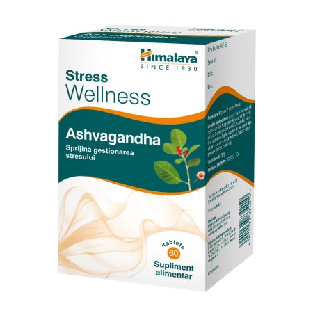 Ashvagandha Wellness, 60 tablete filmate, Himalaya India
