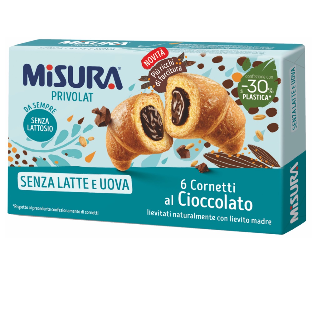 Croissant cu ciocolata fara lactoza, 298 g, Misura