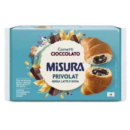 Croissant cu ciocolata fara lactoza, 298 g, Misura