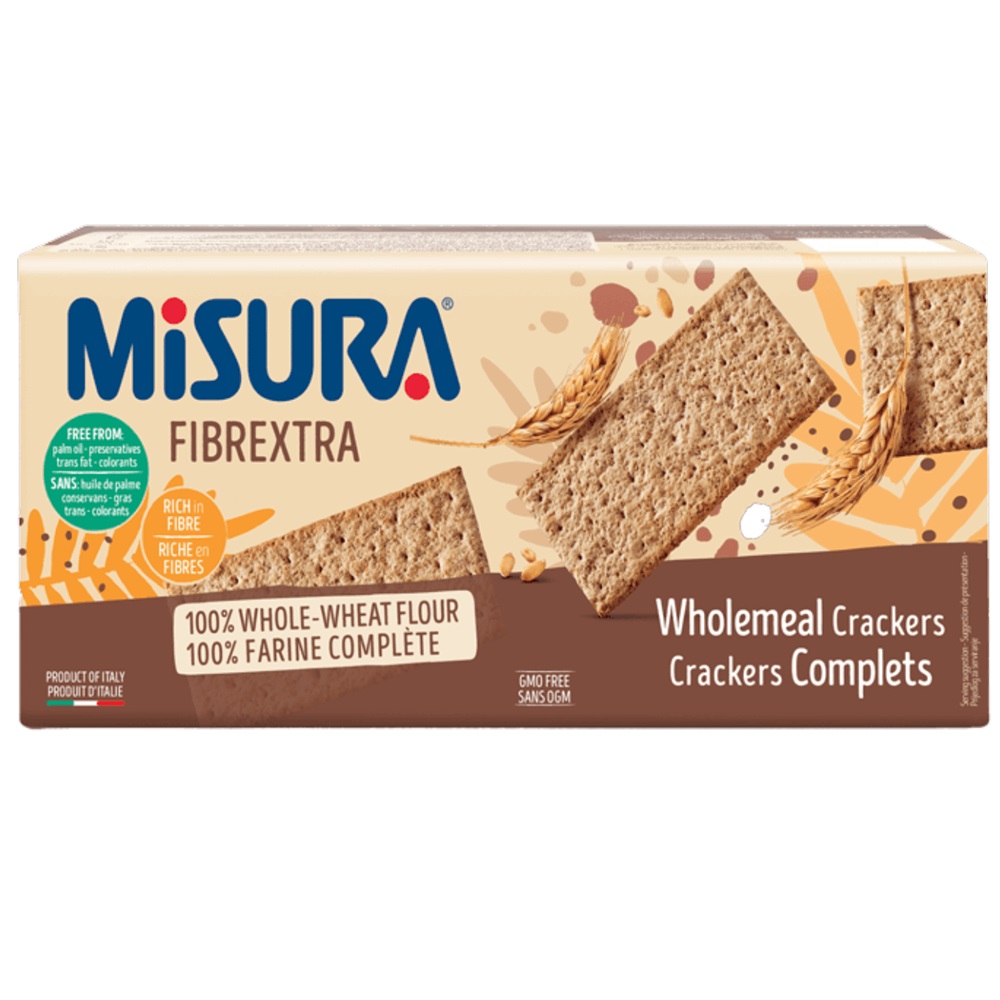 Crackers integrali, 385 g, Misura