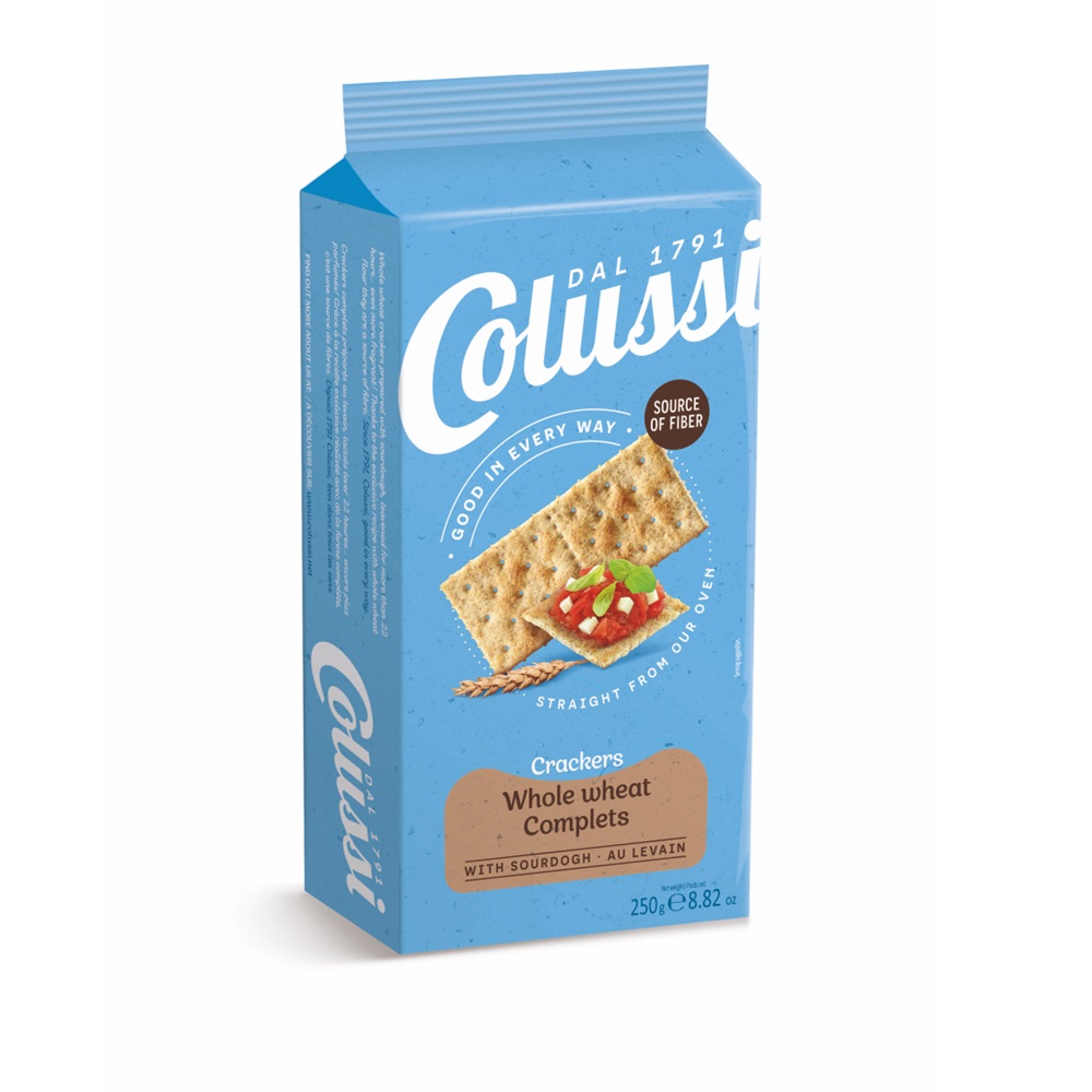 Crackers integrali, 250 g, Colussi