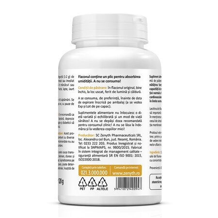Lecitina din floarea soarelui, 120 g, Zenyth 619552