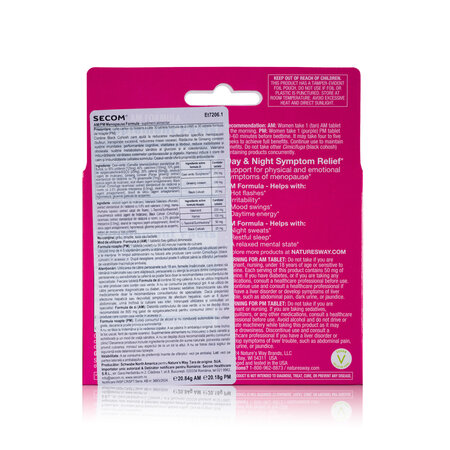 AM-PM Menopause Formula Nature's Way, 60 tablete, Secom 735018