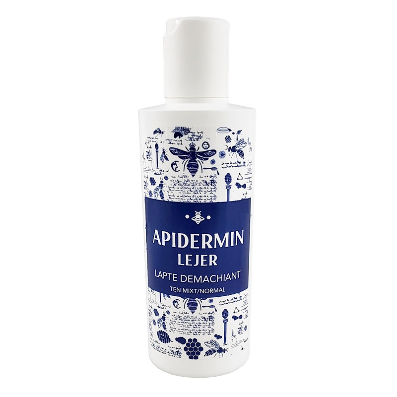 Lapte demachiant lejer Apidermin Lejer, 200 ml, Complex Apicol