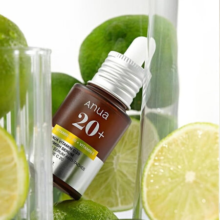 Ser pentru fata cu vitamina C si lamaie verde Green Lemon, 20 g, Anua 715882