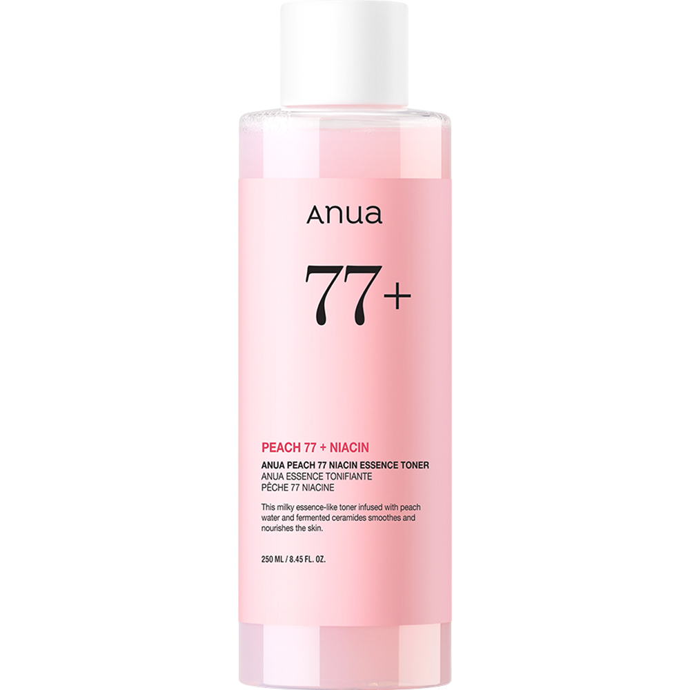 Toner de fata hidratant Peach 77+ Niacin, 250 ml, Anua