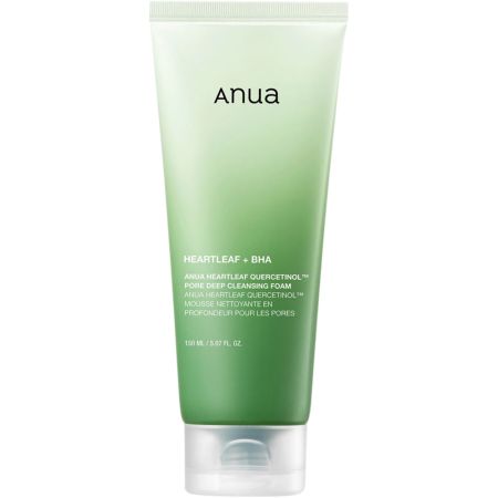 Spuma de curatare cu extract de heartleaf și quercetinol, 150 ml, Anua