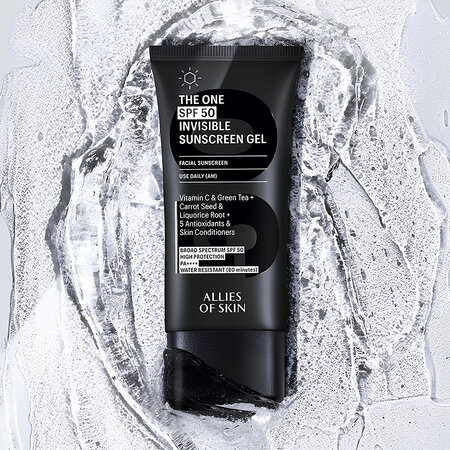 Gel de fata cu protecție solară SPF 50 PA++++, 50 ml, Allies Of Skin 619776
