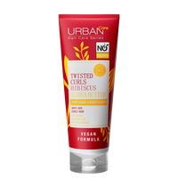 Balsam pentru parul cret cu Hibiscus si unt de Shea, 250 ml, Urban Care