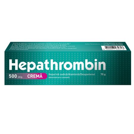 Hepathrombin crema, 500 UI/ g, 75 g, Hemofarm